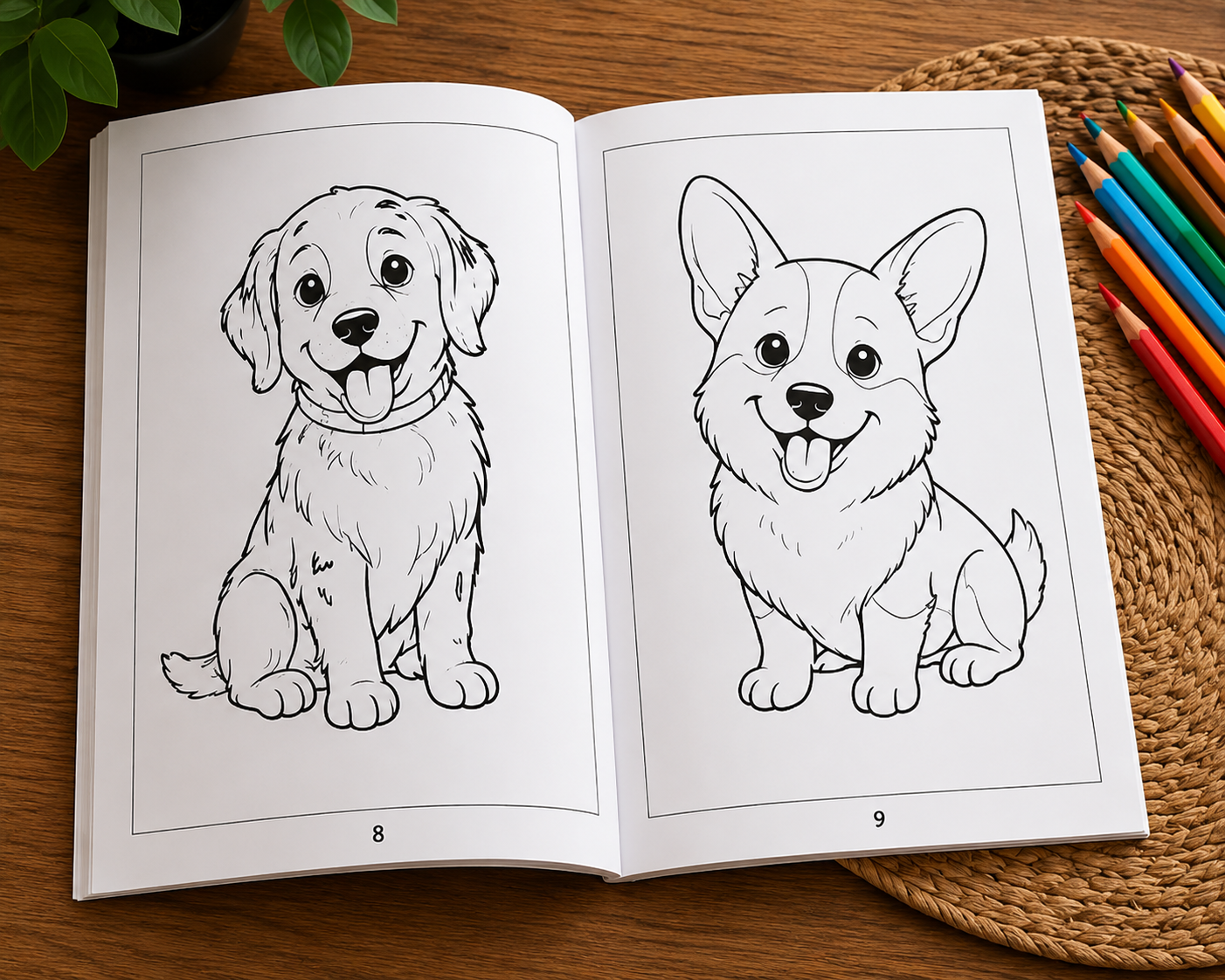 Paws & Friends Coloring Book – Volume 1